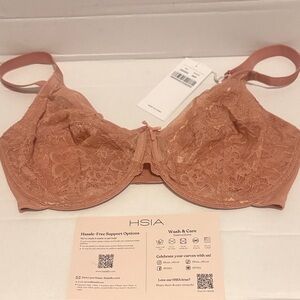 HSIA Women's Lace Underwire Bra in Pink